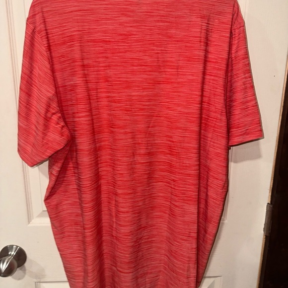 Adidas Red Short Sleeve Performance Tee - Picture 2 of 2